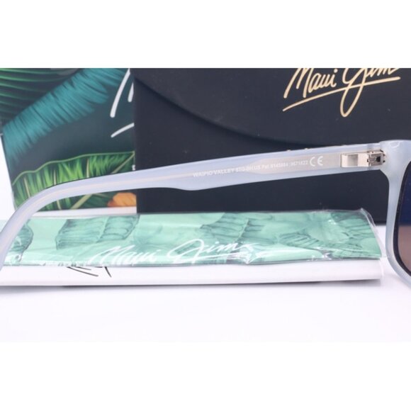 Maui Jim Waipio Valley MJ 812-06E Tortoise Square Sunglasses Blue polarized Lens - Picture 5 of 6